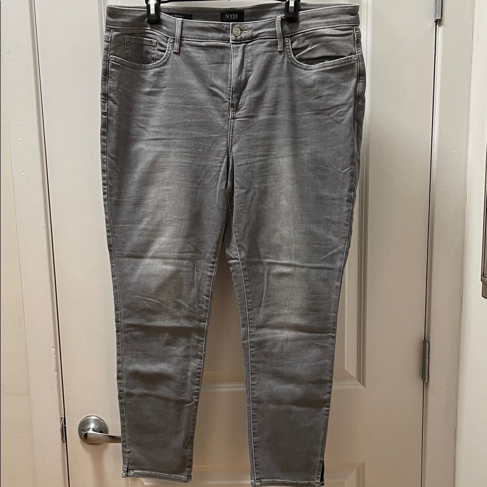 NYDJ Light Gray Denim Jeans